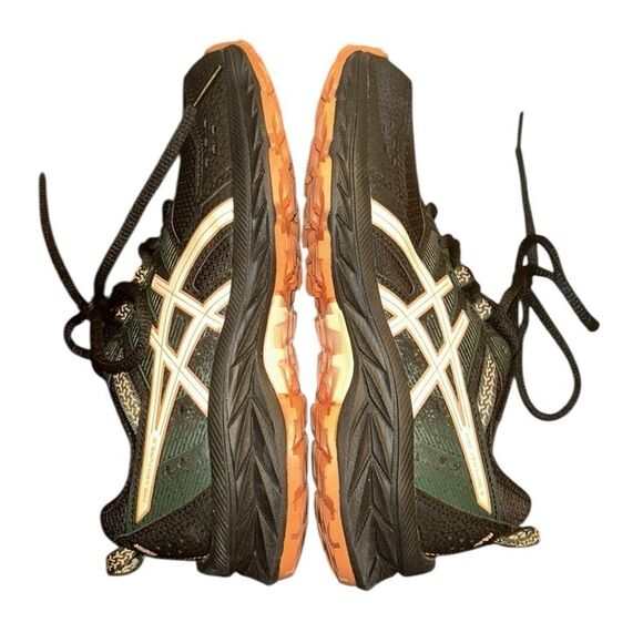 ASICS Orange & Black Kids Lace up Sneakers(Size 1.5) - Picture 7 of 9